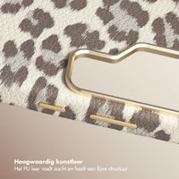 Selencia Sabi Backcover Panterprint met MagSafe Samsung Galaxy S26 Ultra - Soft Ivory