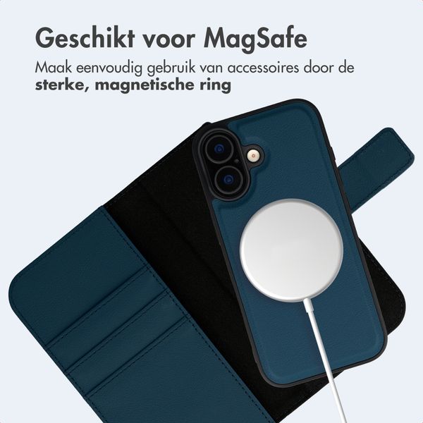 imoshion Uitneembare 2-in-1 Luxe Bookcase Apple iPhone 17 - Blauw