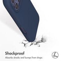 Accezz Liquid Silicone Case with MagSafe Apple iPhone 18 Pro Max / 17 Pro Max - Dark Blue