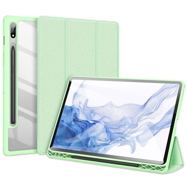 Dux Ducis Toby Bookcase Samsung Galaxy Tab S8 / S7 - Groen