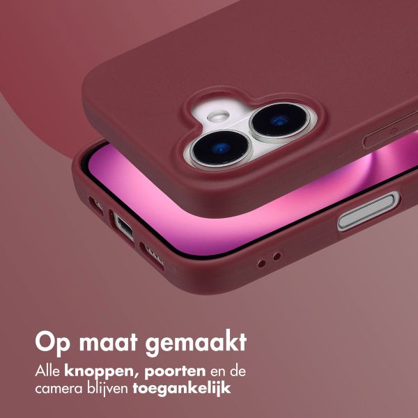 imoshion Color Backcover Apple iPhone 16 - Wine Red