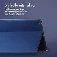 Accezz Classic Tablet Case Apple iPad 9 (2021) 10.2 inch / iPad 8 (2020) 10.2 inch / iPad 7 (2019) 10.2 inch - Donkerblauw