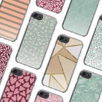 imoshion Design hoesje Apple iPhone SE (2022 / 2020) / 8 / 7 - Smoke Green Flowers