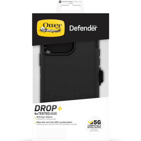 OtterBox Defender Rugged Backcover iPhone 14 Pro Max - Zwart