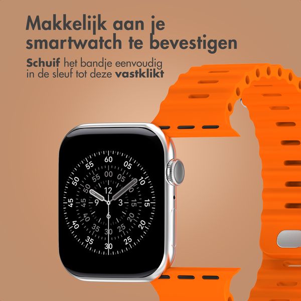Accezz Ocean bandje Apple Watch | 38/40/41/42 mm - Oranje