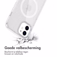 imoshion Sparkle Backcover met MagSafe Apple iPhone 12 (Pro) - Glitter Transparant