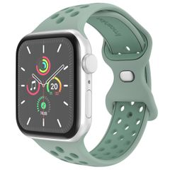 imoshion Siliconen Sport⁺ bandje Apple Watch | 38/40/41/42 mm - Maat S/M - Light Green & Green