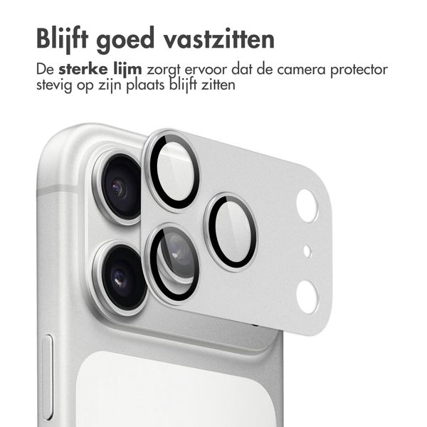 imoshion Camera Protector Glas 2 Pack voor de Apple iPhone 18 Pro Max - Silver