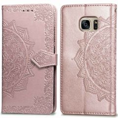 imoshion Mandala Bookcase Samsung Galaxy S7 - Rosé Goud