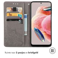 imoshion Mandala Bookcase Xiaomi Redmi Note 12 (4G) - Grijs