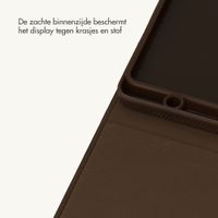 Selencia Croco bookcase Samsung Galaxy Tab A11 Plus / A9 Plus - Choco Brown