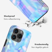 Selencia Vivid Tough Backcover met MagSafe iPhone 15 Pro Max - Holographic Blue Dream