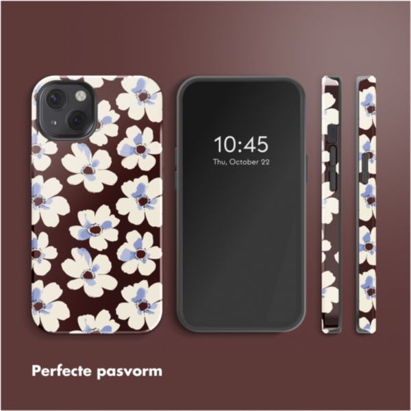 Selencia Vivid Backcover met MagSafe Apple iPhone 13 - Choco Flower Pop