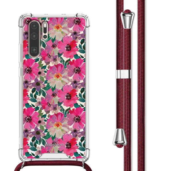 imoshion Design hoesje met koord Huawei P30 Pro - Flower Water