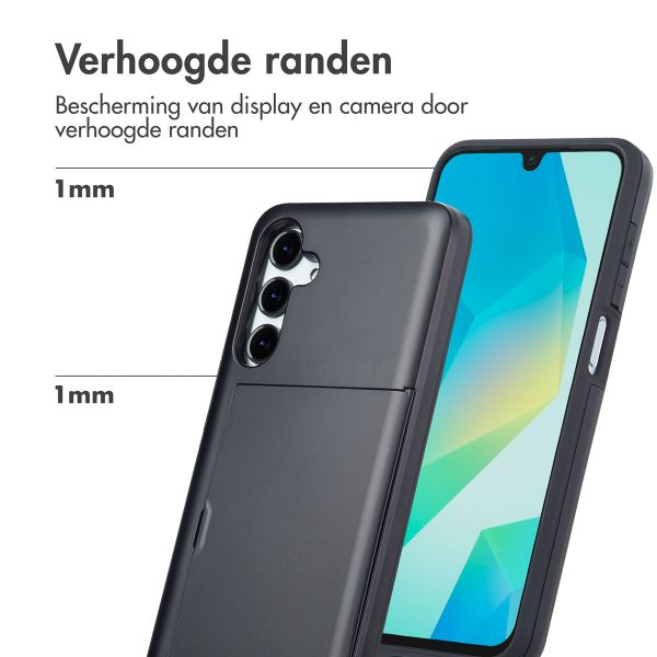 imoshion Backcover met pasjeshouder Samsung Galaxy A16 - Zwart