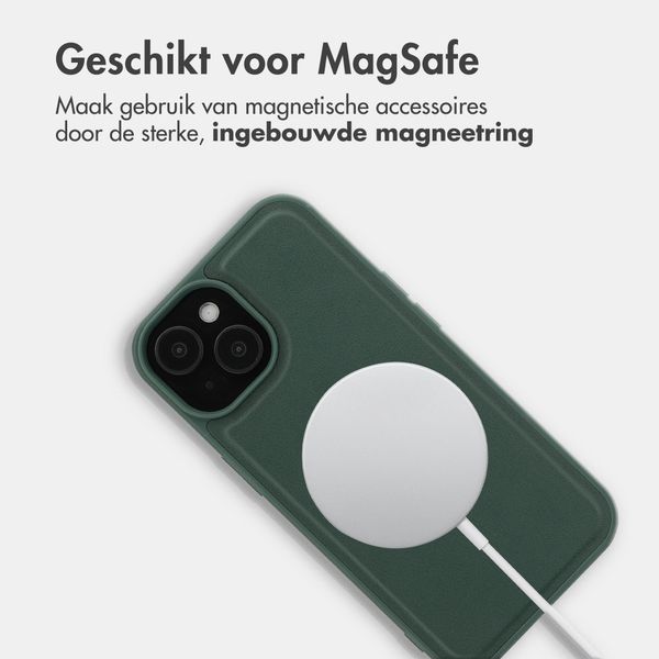 Accezz Edge Backcover met MagSafe Apple iPhone 15 - Groen