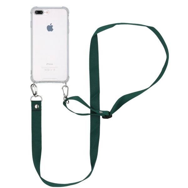 imoshion Backcover met koord - Nylon iPhone 8 Plus / 7 Plus - Groen