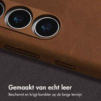 Accezz Vintage Leather Magsafe Backcover Samsung Galaxy S24 / S25 - Tabacco Cognac