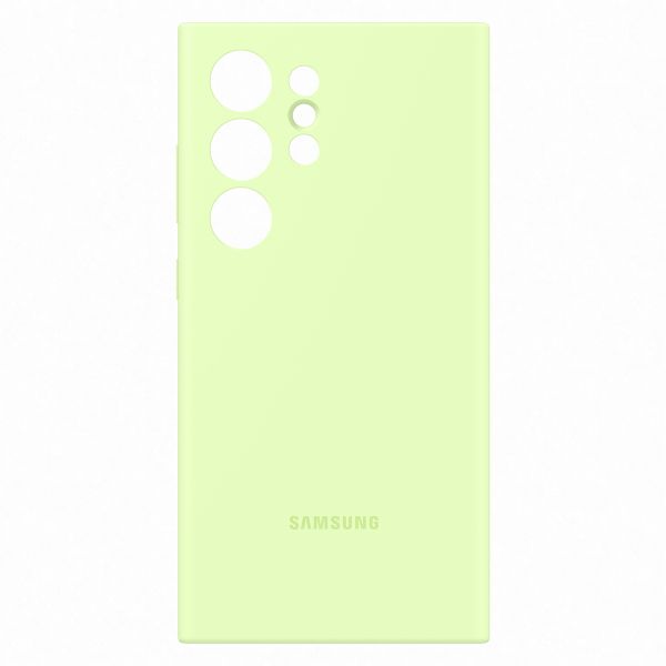 Samsung Originele Silicone Backcover Galaxy S24 Ultra - Light Green