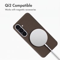 Accezz Mesh Case with MagSafe Samsung Galaxy S25 / S24 - Brown