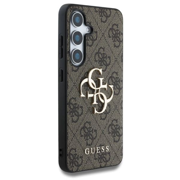 Guess 4G Metal Logo Backcover Samsung Galaxy S25 Plus - Bruin