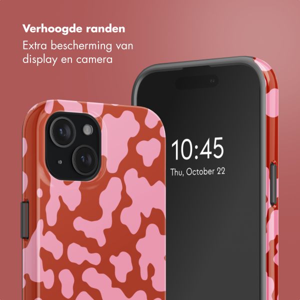 Selencia Vivid Backcover met MagSafe Apple iPhone 15 - Moo’d Blush Pink