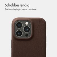 imoshion Texture Backcover Apple iPhone 13 Pro - Donkerbruin