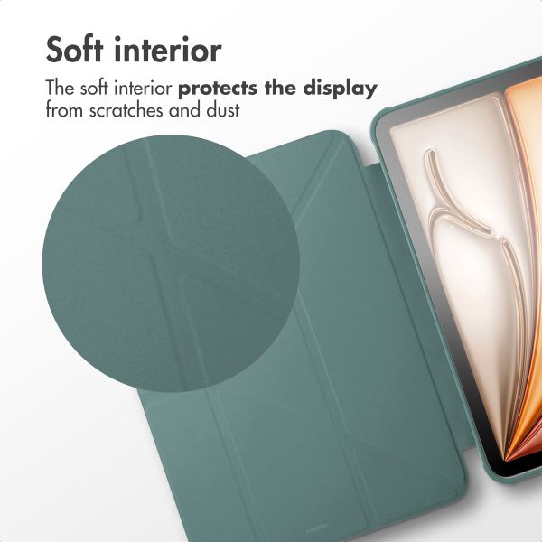 imoshion Origami Bookcase Apple iPad Air 11 inch (2026) M4 / (2025) M3 / (2024) M2 - Dark Green