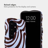 Selencia Vivid Wavy Back Cover with MagSafe Samsung Galaxy S26 Ultra - Dream Swirl Chocolate