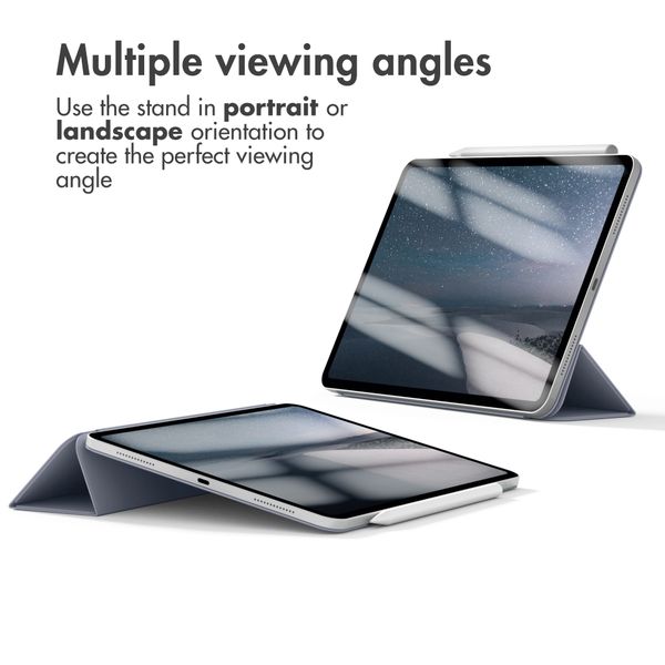imoshion Magnetic Book Case Apple iPad Air 11 inch (2026) M4 / (2025) M3 / (2024) M2 / Air 5 (2022) / Air 4 (2020) - Lavender