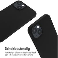 imoshion Siliconen hoesje met koord iPhone 14 Plus - Zwart