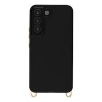 Selencia Rivièra MagSafe Backcover met afneembare haakjes Samsung Galaxy S22 - Velvet Black
