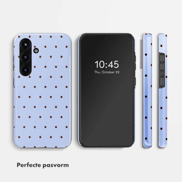 Selencia Vivid Backcover Samsung Galaxy S25 - Happy Dots Digital Sky