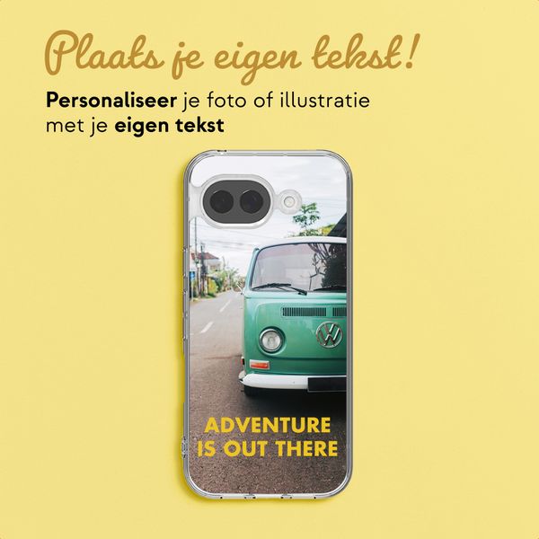 Ontwerp je eigen Clear Case Google Pixel 10a - Transparant