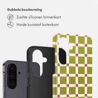 Selencia Vivid Backcover Samsung Galaxy A37 (5G) - Check This Olive