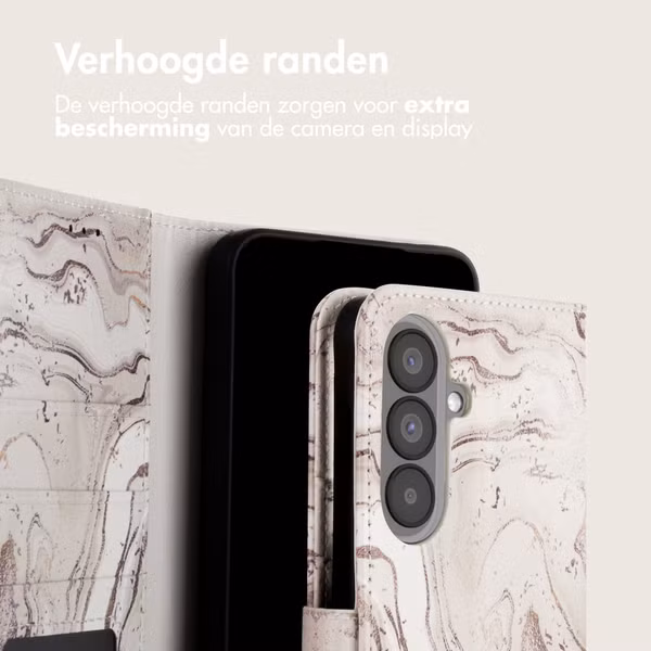 imoshion Design Bookcase Samsung Galaxy A57 (5G) - Sandy Marble