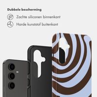Selencia Vivid Backcover Samsung Galaxy S24 FE - Dream Swirl Chocolate