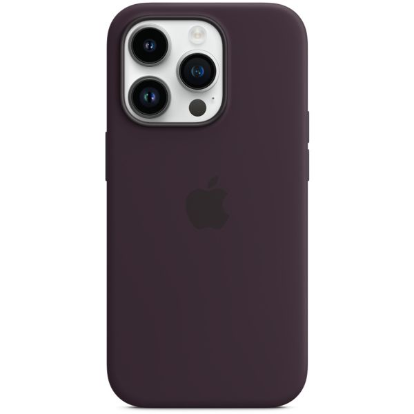 Apple Silicone Back Cover with MagSafe Apple iPhone 14 Pro - Elderberry
