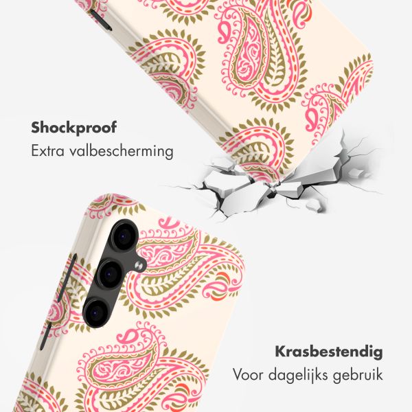Selencia Vivid Backcover Samsung Galaxy S24 FE - Paisley Blush