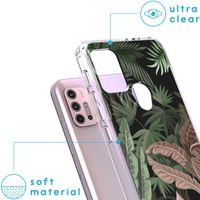 imoshion Design hoesje Motorola Moto G30 / G20 / G10 (Power) - Jungle - Groen / Roze