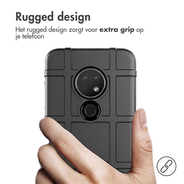 imoshion Rugged Shield Backcover Nokia 6.2 / Nokia 7.2 - Zwart