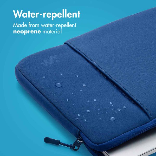 imoshion Laptop sleeve with storage pocket 13 inch - Cobalt Blue