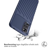 imoshion Thunder Backcover Motorola Moto G22 / E32 / E32s - Donkerblauw