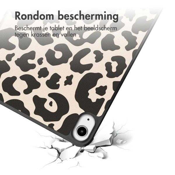 imoshion Design Trifold Bookcase Apple iPad Mini 7 (2024) / iPad Mini 6 (2021) - Leopard