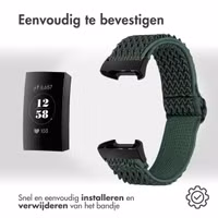 imoshion Elastisch nylonbandje Fitbit Charge 3 / 4 - Groen