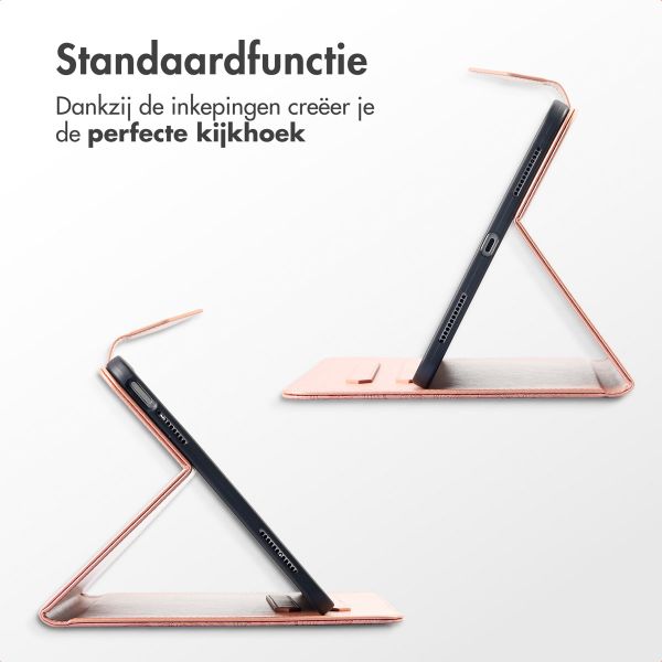 imoshion Mandala Bookcase Apple iPad 9 (2021) 10.2 inch / iPad 8 (2020) 10.2 inch / iPad 7 (2019) 10.2 inch - Rose Gold