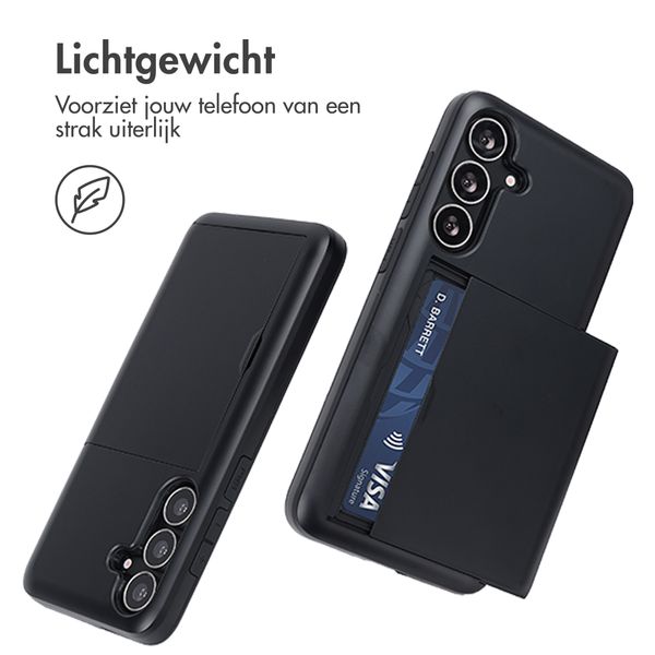 imoshion Backcover met pasjeshouder Samsung Galaxy S25 FE - Zwart