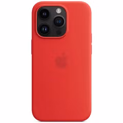 Apple Silicone Backcover MagSafe Apple iPhone 14 Pro - Rood