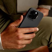 Decoded Leather Backcover MagSafe Apple iPhone 16 Pro Max - Zwart