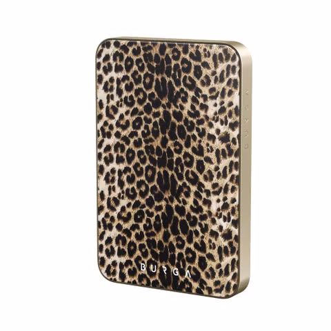 Burga Magnetic Powerbank 5.000 mAh - MagSafe en Qi2 - Player / Gold